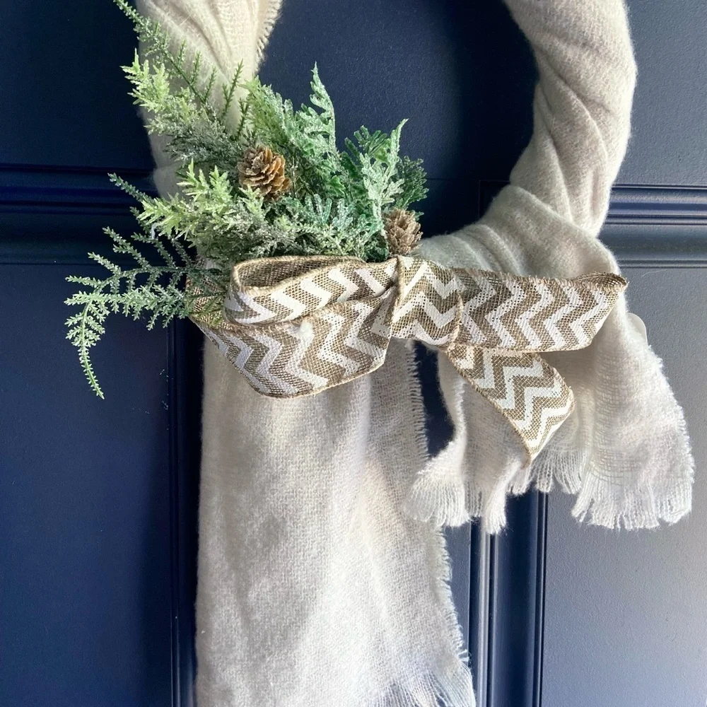 Cozy Pines Winter Wreath
